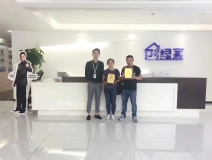 熱烈祝賀李總夫婦、呂總夫婦簽約創(chuàng)綠家永康市區(qū)級(jí)代理！